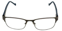 Load image into Gallery viewer, Lucky Mens Ophthalmic Soft Rectangle Metal Frame. D301 Gunmetal . 53mm