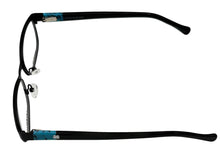 Load image into Gallery viewer, Lucky Brand Mens Ophthalmic Eyeglass Rectangle Black Blue Metal D121. 53mm