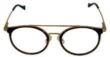 Load image into Gallery viewer, Lucky Brand Mens Ophthalmic Eyeglass Round Tortoise Gold Metal D117. 51mm