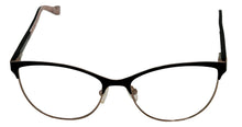 Load image into Gallery viewer, Lucky Mens Ophthalmic Soft Square Black Gold Metal Frame D111. 53mm