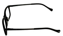 Load image into Gallery viewer, Lucky Mens Ophthalmic Soft Rectangle Plastic Frame. D714 Black 48mm