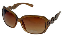 Load image into Gallery viewer, Esprit Women's Sunglasses ET19331 535 Plastic Wrap Rectangle Mocha Brown/Brown