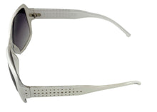 Load image into Gallery viewer, Esprit Sunglass White Square Fashion Plastic, Smoke Gradient Lens 19333 536