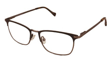 Load image into Gallery viewer, Lucky Womens Ophthalmic Soft Rectangle Metal Frame D812 Brown 49mm