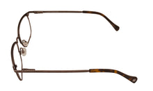 Load image into Gallery viewer, Lucky Womens Ophthalmic Soft Rectangle Metal Frame D812 Brown 49mm