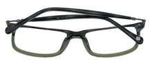 Load image into Gallery viewer, Lucky Brand Mens Ophthalmic Eyeglass Rectangle Green Horn Plastic D412. 55mm