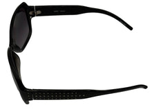 Load image into Gallery viewer, Esprit Womens Sunglass Womens Black Square Plastic, Gradient Lens 19333 538