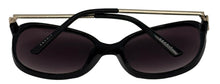 Load image into Gallery viewer, Esprit Womens Sunglass Black Gold Square Plastic Fashion Gradient Len 19453 538