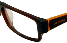 Load image into Gallery viewer, Converse Mens Ophthalmic Soft Rectangle Plastic Frame Q004 Brown. 51mm