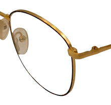 Load image into Gallery viewer, Bob Mackie Ophthalmic Blonde Round Metal Frame, BM491 50mm