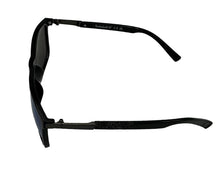 Load image into Gallery viewer, Timberland Sunglass Mens Shiny Black Rectangle Plastic, Blue Lens TB7268. 1X