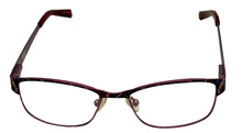 Load image into Gallery viewer, Converse Big Kids Rectangle Burgundy Metal Eyewear Frame K014. 47mm