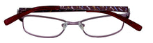 Load image into Gallery viewer, Converse Big Kids Rectangle Burgundy Metal Eyewear Frame K014. 47mm
