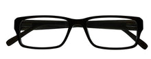 Load image into Gallery viewer, Jones New York Mens Rectangle Tobacco Honey Plastic Eyewear Frame J509. 55mm