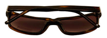 Load image into Gallery viewer, Perry Ellis Mens Sunglass Demi Rectangle Plastic Wrap, Solid Brown Lens PE30 1
