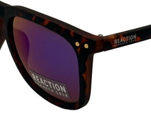 Load image into Gallery viewer, Kenneth Cole Reaction Mens Square Havana Sunglass, Blue Mirror Lens KC1306 52X