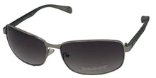 Load image into Gallery viewer, Timberland Men's Brushed Silver Rectangle Metal Sunglasses, Gradient TB7194 11B