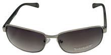 Load image into Gallery viewer, Timberland Men's Brushed Silver Rectangle Metal Sunglasses, Gradient TB7194 11B