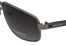 Load image into Gallery viewer, Timberland Men's Brushed Silver Rectangle Metal Sunglasses, Gradient TB7194 11B
