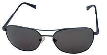 Load image into Gallery viewer, John Varvatos Mens Black Metal Aviator Sunglass V798, Green Lens.
