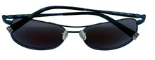 Load image into Gallery viewer, John Varvatos Mens Black Metal Aviator Sunglass V798, Green Lens.