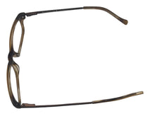 Load image into Gallery viewer, Lucky Brand Big Kids Eyeglass Soft Rectangle Skip Day Plastic Brown 48mm