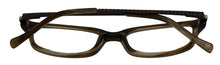 Load image into Gallery viewer, Lucky Brand Big Kids Eyeglass Soft Rectangle Skip Day Plastic Brown 48mm