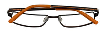 Load image into Gallery viewer, Converse Ophthalmic Mens Rectangle Brown Metal Eyewear Frame Q005. 55mm