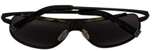 Load image into Gallery viewer, John Varvatos Mens Black Metal Rectangle Aviator Sunglass Smoke Lens V754