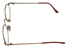 Load image into Gallery viewer, Bob Mackie Unisex Matte Gold Rectangle Metal Eyewear Frame. BM745 50mm