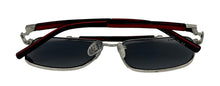 Load image into Gallery viewer, Converse Mens Silver Metal Square Aviator Sunglass, Smoke Lens SCO 229. 579