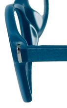 Load image into Gallery viewer, Jones New York Mens Blue Plastic Rectangle Eyewear Frame J237 47mm