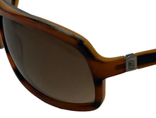 Load image into Gallery viewer, John Varvatos Mens malt Carmel Aviator Wrap Sunglass, Gradient Lens V714