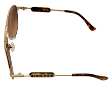 Load image into Gallery viewer, Guess Sunglass Mens Gold Metal Aviator, Brown Gradient Lens GO00001. 32F