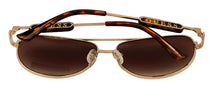 Load image into Gallery viewer, Guess Sunglass Mens Gold Metal Aviator, Brown Gradient Lens GO00001. 32F