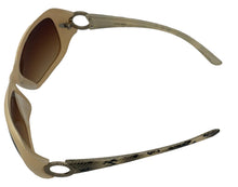 Load image into Gallery viewer, Ellen Tracy Womens Sunglass Cream Plastic Rectangle Brown Gradient Lens ET514 2