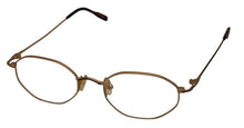 Load image into Gallery viewer, Bob Mackie Unisex Gold Oval Metal Eyewear Frame. BM780 53mm