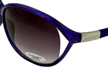 Load image into Gallery viewer, Ellen Tracy Womens Sunglass Plastic Rectangle Purple Smoke Gradient Lens ET 522. 2