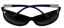 Load image into Gallery viewer, Ellen Tracy Womens Sunglass Plastic Rectangle Purple Smoke Gradient Lens ET 522. 2