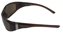 Load image into Gallery viewer, Perry Ellis Mens Sunglass Dark Crystal Brown Plastic Wrap, Gradient Lens PE17 1