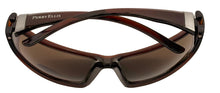 Load image into Gallery viewer, Perry Ellis Mens Sunglass Dark Crystal Brown Plastic Wrap, Gradient Lens PE17 1