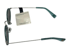 Load image into Gallery viewer, Converse Mens Teal Silver Oval Metal Sunglass, Solid Smoke Lens H111 Converse
