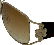 Load image into Gallery viewer, Esprit Women's Sunglasses Combo Large Rectangle Wrap Gold/Brown ET19282 565
