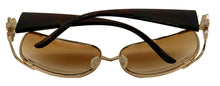 Load image into Gallery viewer, Esprit Women's Sunglasses Combo Large Rectangle Wrap Gold/Brown ET19282 565
