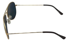 Load image into Gallery viewer, Perry Ellis Mens Sunglass Classic Gold Metal Aviator, Orange Mirror Lens PE47 1