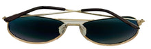 Load image into Gallery viewer, Perry Ellis Mens Sunglass Classic Gold Metal Aviator, Orange Mirror Lens PE47 1