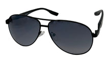Load image into Gallery viewer, Timberland Sunglass Mens Black Metal Aviator, Smoke Gradient Lens TB7272. 1B