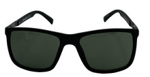 Load image into Gallery viewer, Timberland Sunglass Mens Matte Black Rectangle Plastic, Green Lens TB7268. 2N