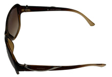 Load image into Gallery viewer, Ellen Tracy Womens Sunglass Brown Crystal Square Brown ET 545 1