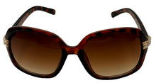 Load image into Gallery viewer, Guess Sunglass Womens Dark Havana Oversize Rectangle Plastic, GF0405. 52F